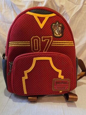Loungefly Harry Potter Gryffindor Quidditch Mini Backpack